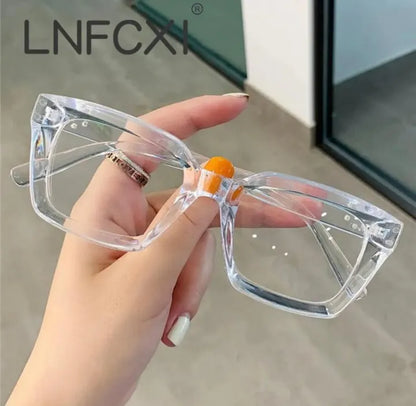 White Transparent Glasses For Men and Women