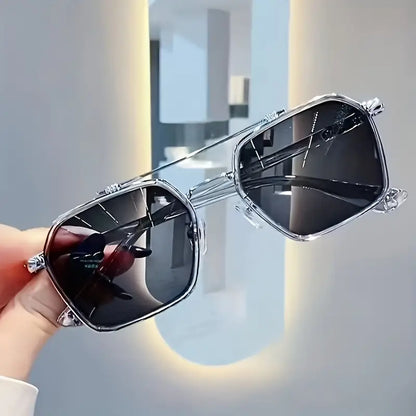 Modern Classic Square Frame Style Polarized Fashion Glasses