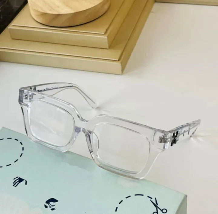 White Transparent Glasses For Men and Women